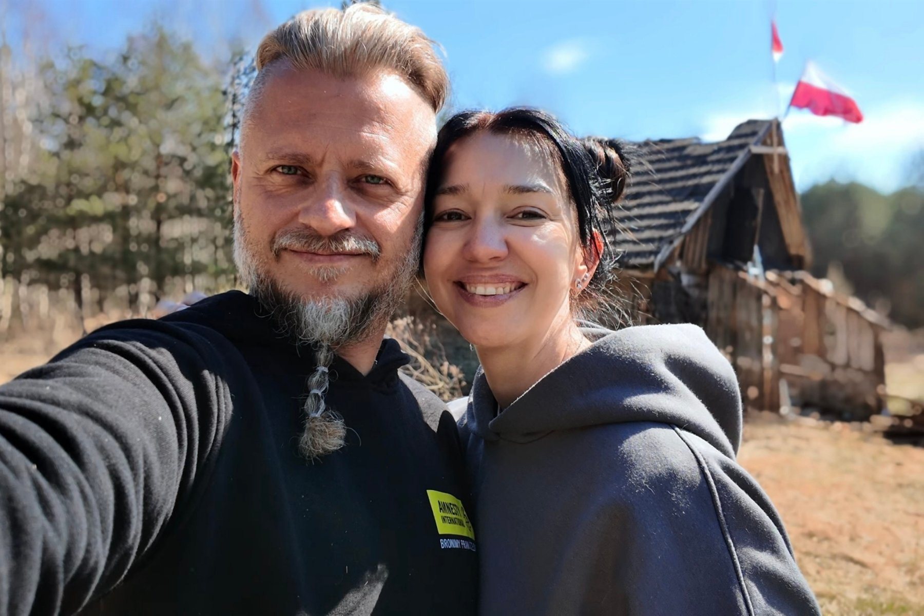 Siarhei Hun and Natalia Tiulupova